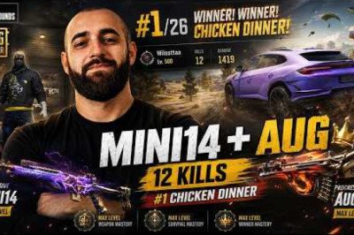 MINI14 + AUG 👑 12 KILLS #1 @PUBG Chicken Dinner