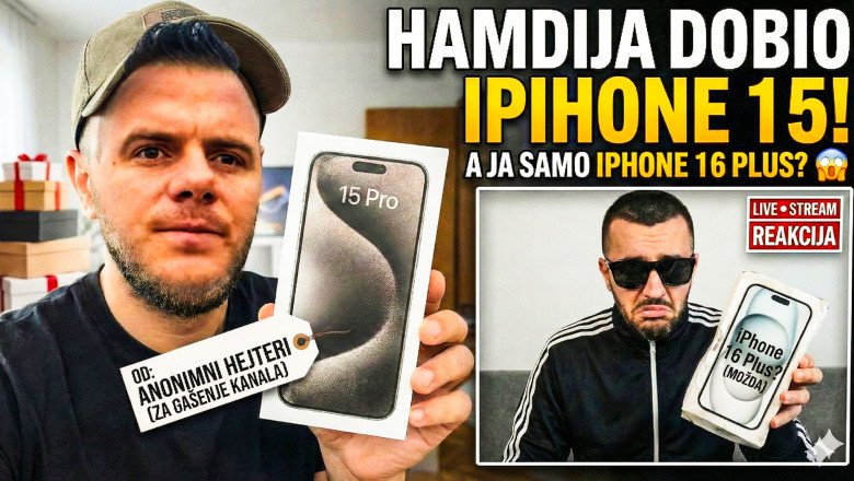 PROPALI YOUTUBER 📱 Hamdija dobio iPhone 15, a ja nemam ni za kafu