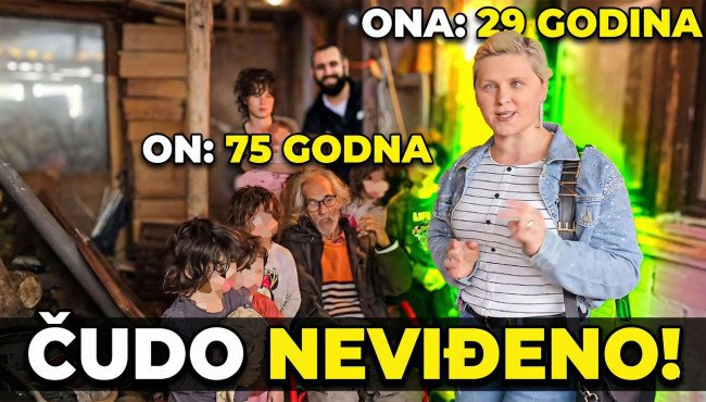 Najljepša LJUBAVNA priča 😍 On 75, ona 29 (Ljubav ne zna za socijalnu službu)