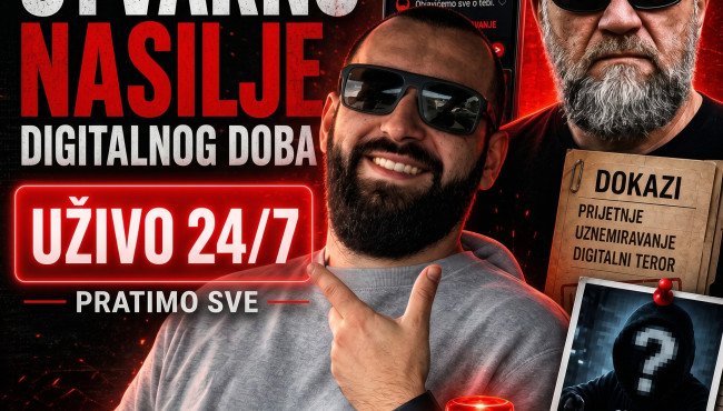 UŽIVO 24/7 🔴 "Samir D. i drugi" — 1500+ DANA digitalnog nasilja