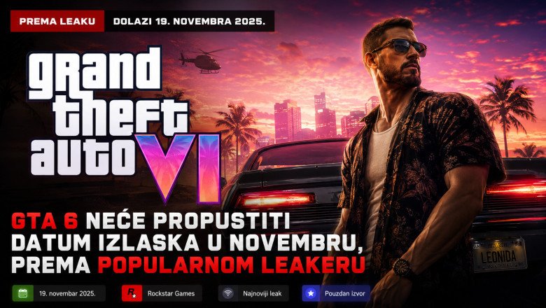 GTA 6 neće propustiti datum izlaska u novembru, prema popularnom leakeru