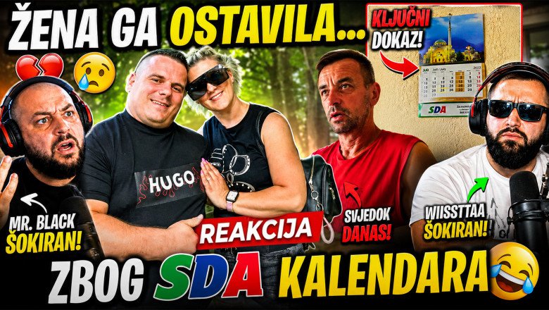 ŽENA GA OSTAVILA… 😂 zbog SDA kalendara